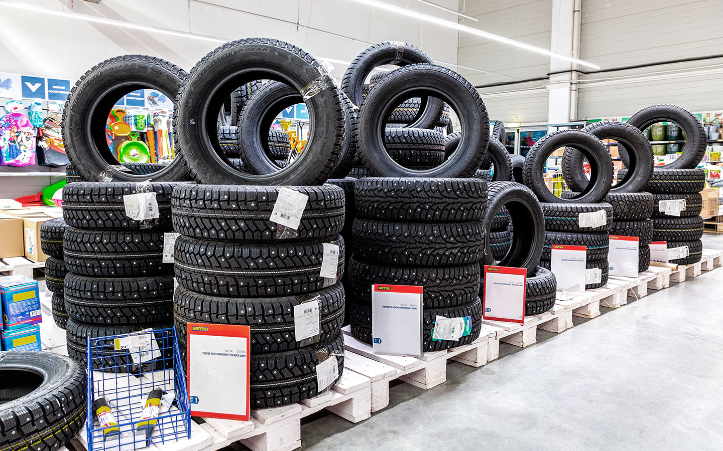 How many types of tires are there?